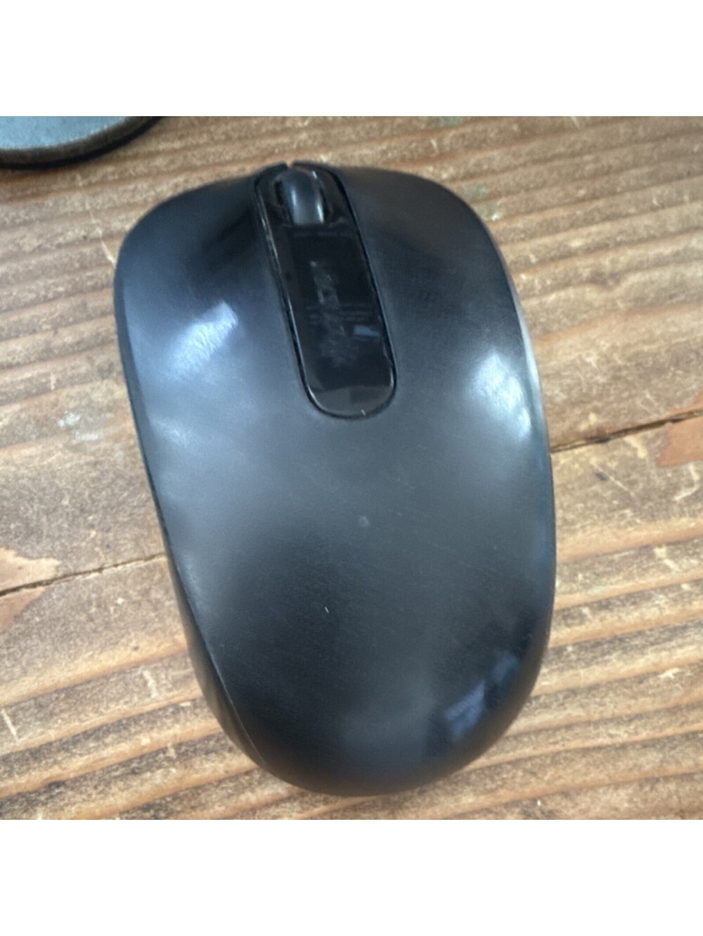 Microsoft Wireless Optical Mouse Black Scroll Wheel 3 Buttons Standard